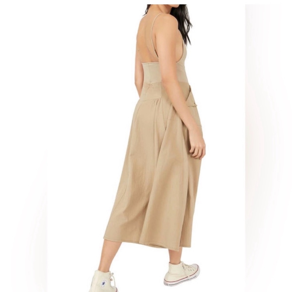 Free People Soledad Princess Seam Maxi Dress Size Small - Picture 2 of 5